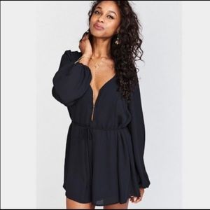 Show Me Your MuMu/ black Bailey romper